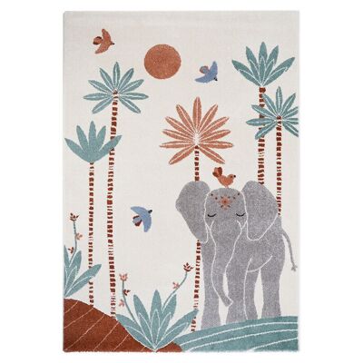 MALENA Elefanten-Kinderteppich