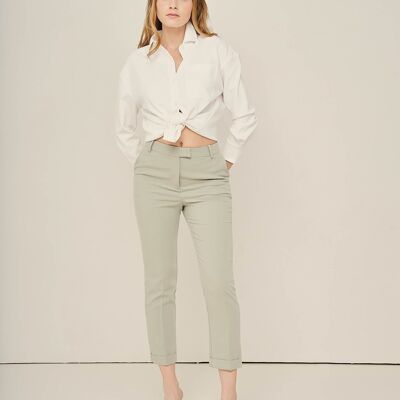 Pantalon Garance cigarette TILLEUL