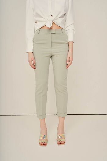 Pantalon Garance cigarette TILLEUL 7