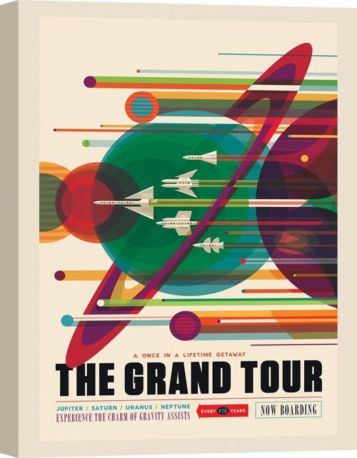 Stampa su tela: NASA, The Grand Tour
