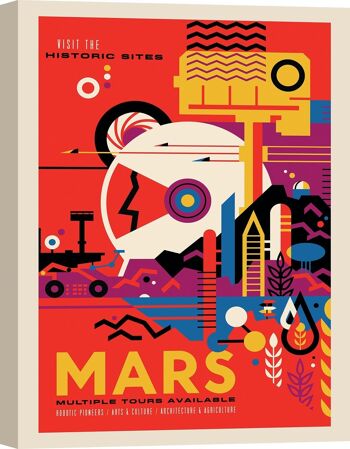 Impression sur toile : NASA, Mars 1