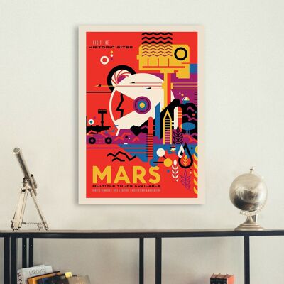 Stampa su tela: NASA, Marte