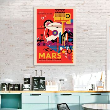 Impression sur toile : NASA, Mars 3