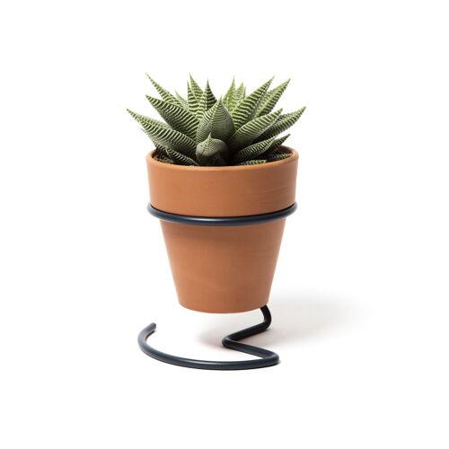 Wire Plant Pot - Grey