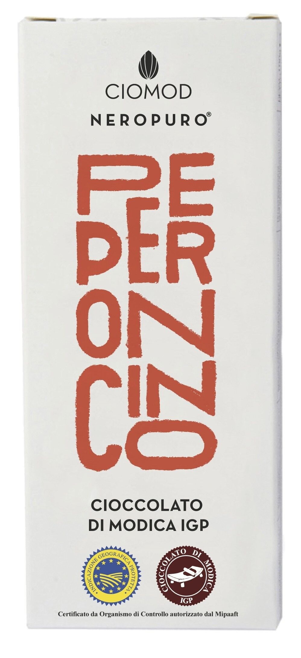 Cioccolato di modica igp with chilli pepper