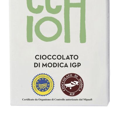 Cioccolato di modica igp with pistachio