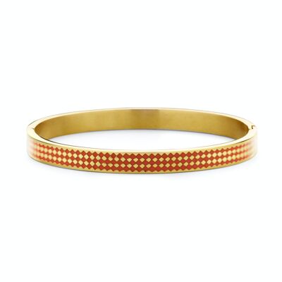 CO88 bangle with enamel 6mm ipg