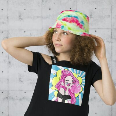 Girl's printed hat R-MA100