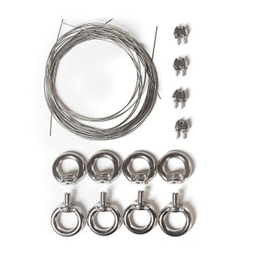 Wire kit for sloping ceilings