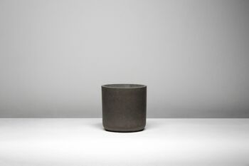 Nouveau pot de plantes en ciment | Couleur gris industriel chic | Poids léger | Pot à gobelet d'intérieur | 3 couleurs & tailles 2