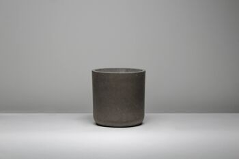 Nouveau pot de plantes en ciment | Couleur gris industriel chic | Poids léger | Pot à gobelet d'intérieur | 3 couleurs & tailles 4