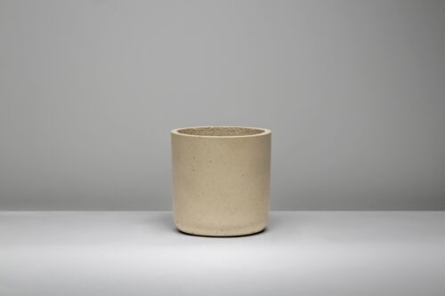 New Cement Plant Pot | Industrial Chic Beige | Light weight | Indoor Tumbler Pot | 3 colours & sizes