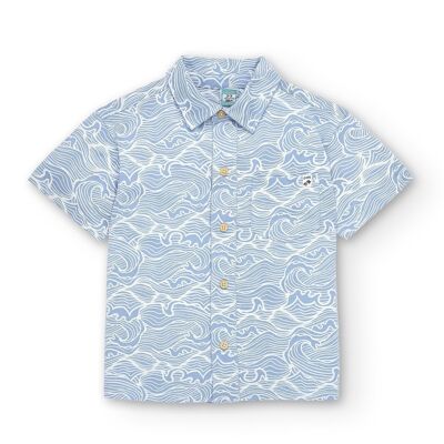 Boy's printed short sleeve shirt BUPERTO