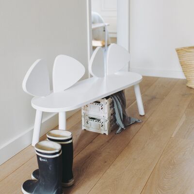 Mouse Bench - White