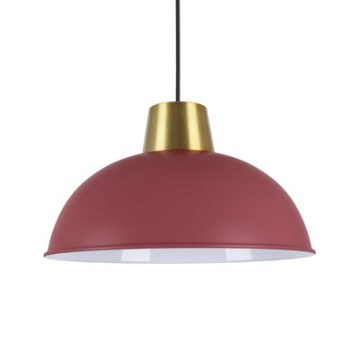 Bell suspension in pink and gold metal - Marsdor