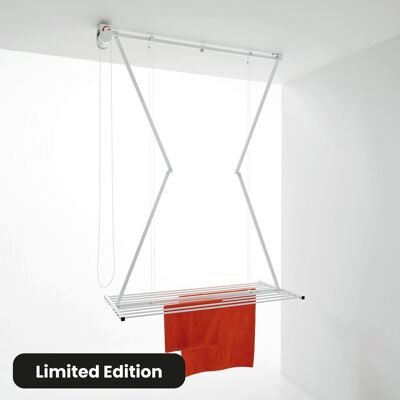 Ceiling mounted clothes drying rack, retractable folding drying rack, Foxydry Mini up and down clothes drying rack