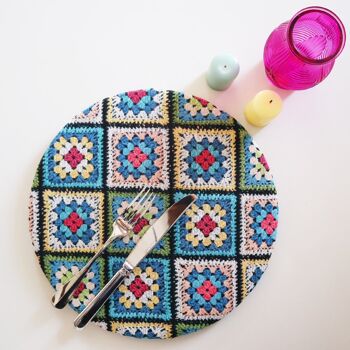 SOUS-PLAQUE CROCHET COLLECTION cod.1 2