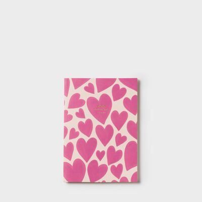 Pink Love A5 Paper Notebook