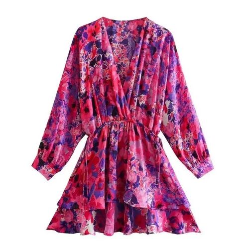 Dames jurk | bohemian | vintage roze | diverse kleuren