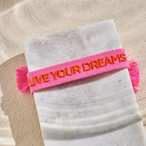 Live your dreams Statement Armband