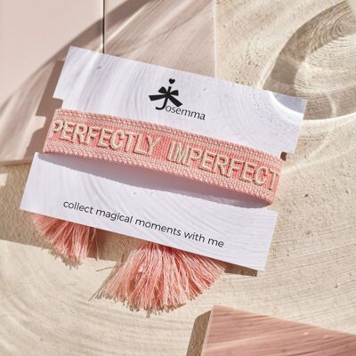 Pulsera de declaración perfectamente imperfecta