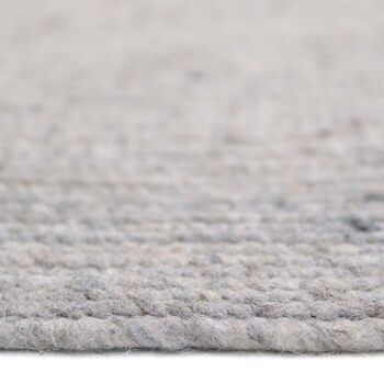 NEETHU GRIS L tapis laine feutrée 5