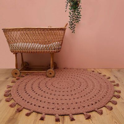 NILA LIEGE crochet children's rug