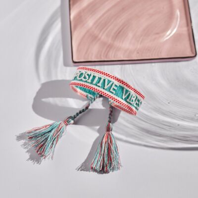 Positive Vibes Statement Bracelet