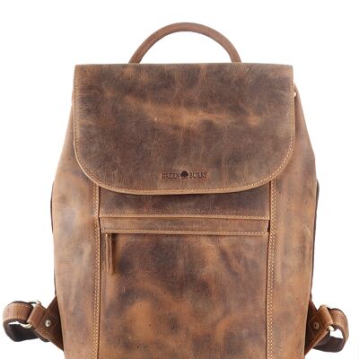 Vintage leather city backpack 1544-25