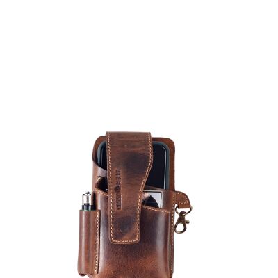 Vintage belt bag "Steamer" leather 1547-25
