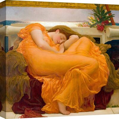 Frederic Leighton, Flaming June, museum quality canvas print