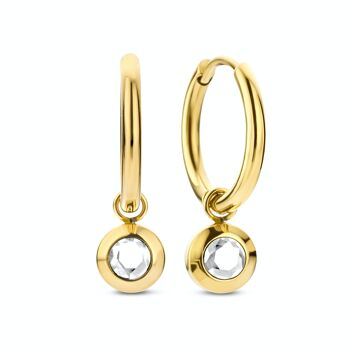 Boucles d'oreilles CO88 avec cz ipg 1