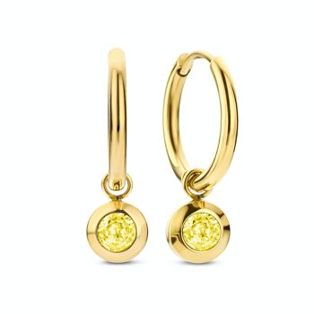 Boucles d'oreilles CO88 avec cz ipg 3