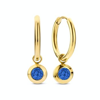 Boucles d'oreilles CO88 avec cz ipg 8