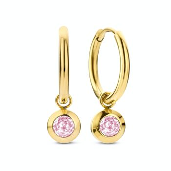 Boucles d'oreilles CO88 avec cz ipg 13