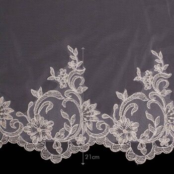 Voile de mariée Lara 200x300 4