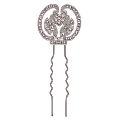 Silver Cinnia hairpins pack