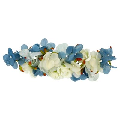 Blauer Kairi-Blumen-Kopfschmuck.