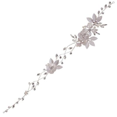 Crystal ribbon Carina Silver