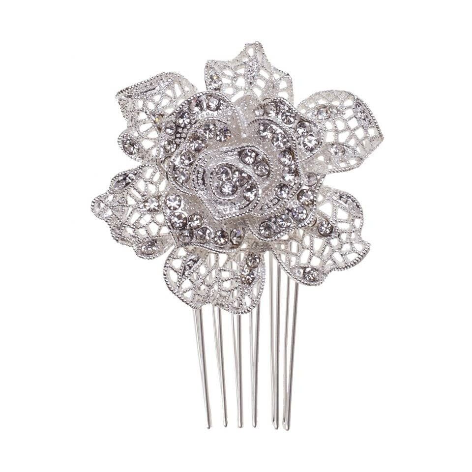 Pettine rosa d'argento