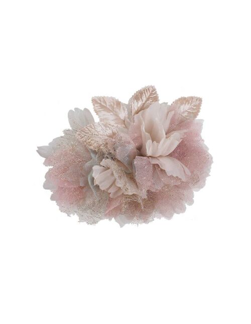 Broche flor Luna Nude