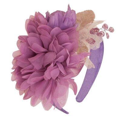 Bandeau de fête Lili Mauve