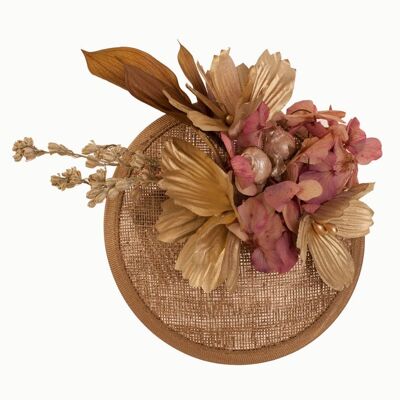 Gold Loreto Flowers Headdress