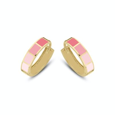 CO88 earrings with enamel ipg