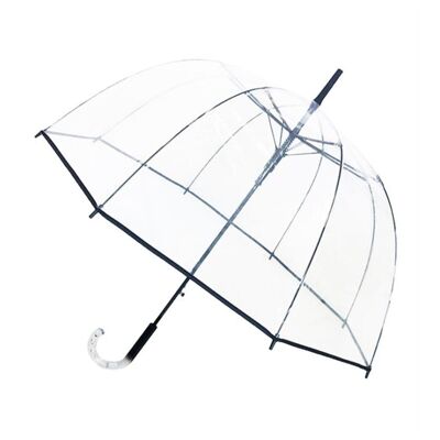 Parapluie long cloche transparent