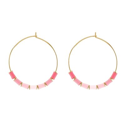 CO88 earrings with enamel ipg