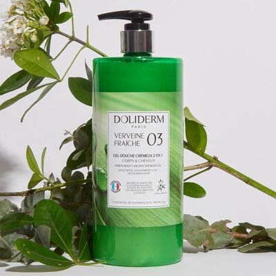 Creamy Shower Gel n°3 Fresh Verbena - 1L