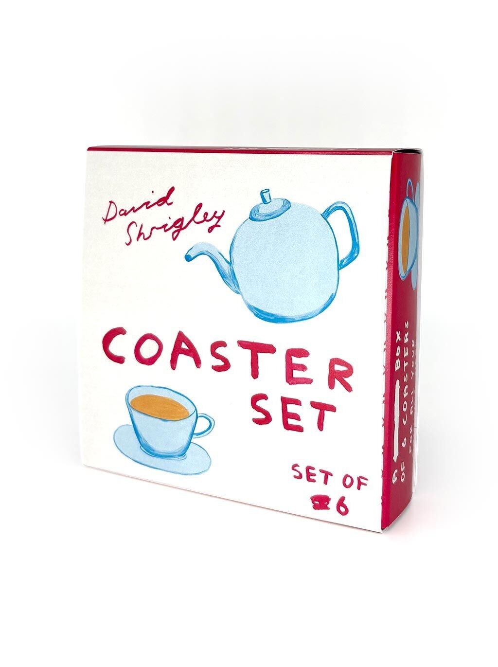 Untersetzer (in Geschenkverpackung) – Lustiges Untersetzer-Set – 6er-Pack gemischte Designs (Set 2)