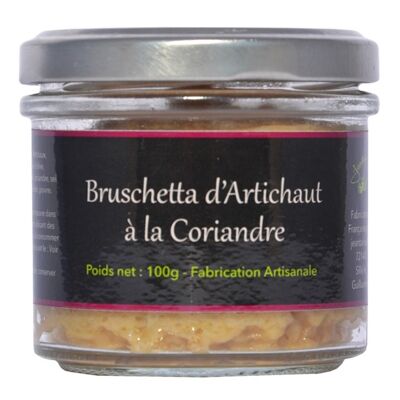 Bruschetta Carciofi al coriandolo