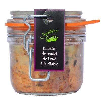 Rillettes de pollo Loué a la Diable